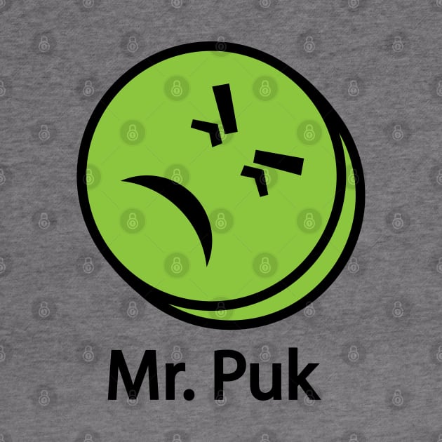 Mr. Puk (Mr. Yuk's Offspring) by albinochicken